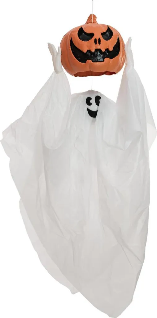 Fantôme citrouille Halloween animé 110 cm pour décor effrayant - 2