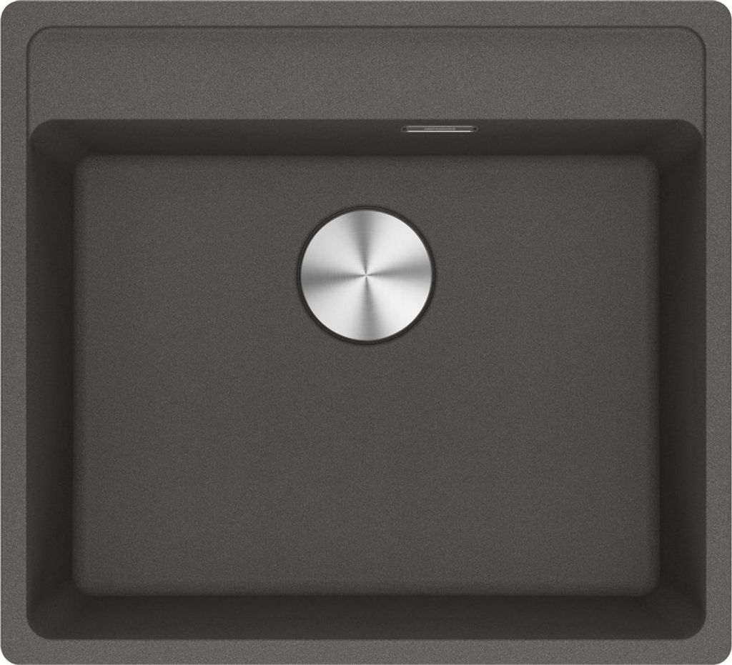 Franke Maris MRG 210-52 A Einbauspüle Schiefergrau Fragranite für Unterschrank ab 60 cm, Druckknopf - inkl.