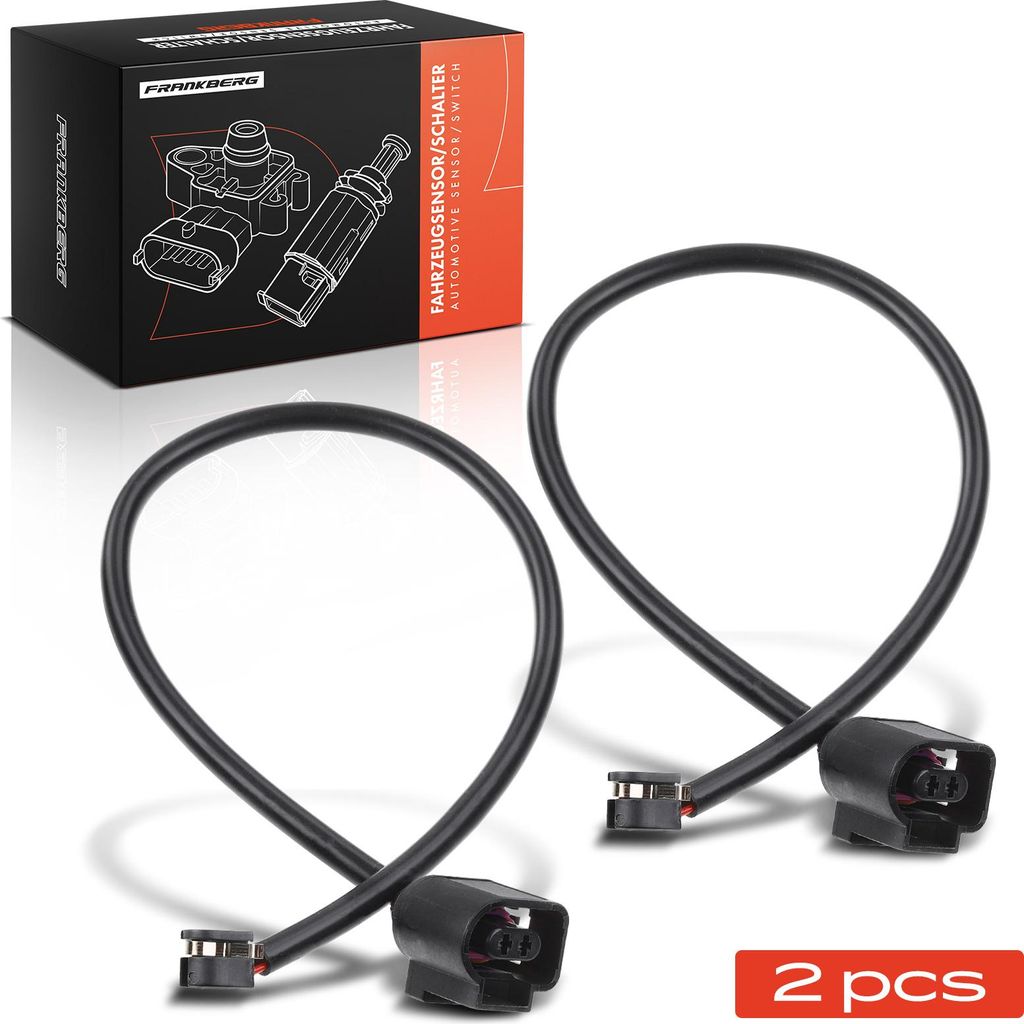 Frankberg 2x Warnkontakt Bremsbelagverschleiß Vorderachse für Audi Q7 4LB 3.6L 3.0L 4.2L 2006-2015