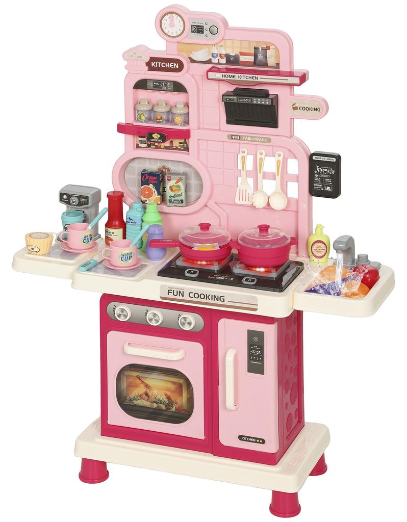 AIYAPLAY Kinderküche Kinder 33-teilig Spielküche Zubehör Produktbild 
