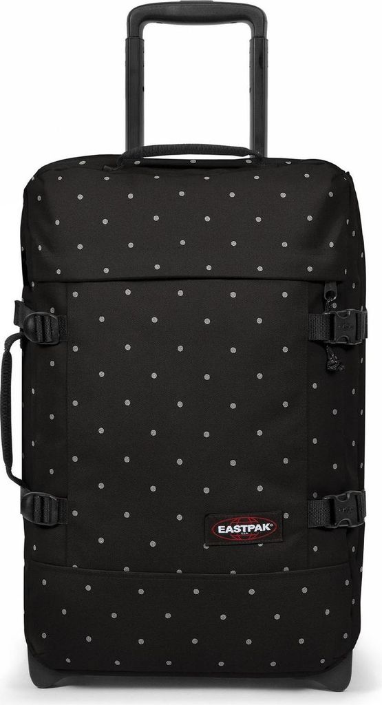 EASTPAK Reisetasche Trolley Tranverz Dots Black Silver schwarz 50cm