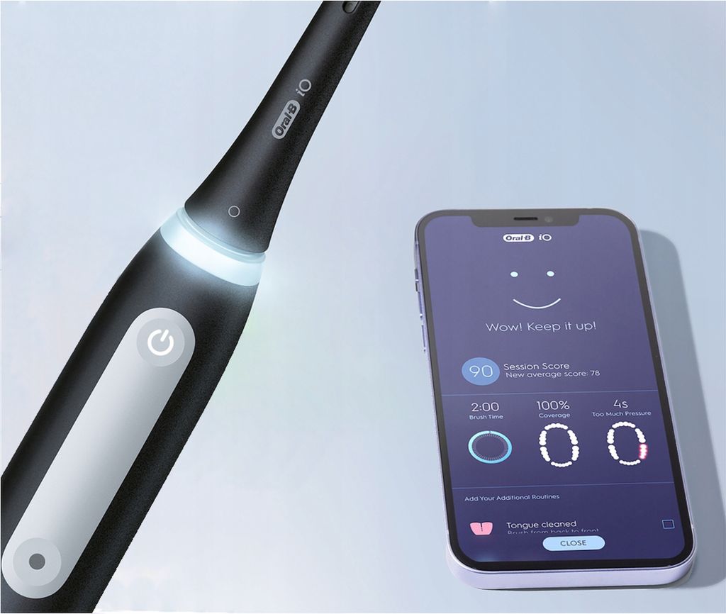 iO Series 4 Elektrische Zahnbürsten Black / White Produktbild 26