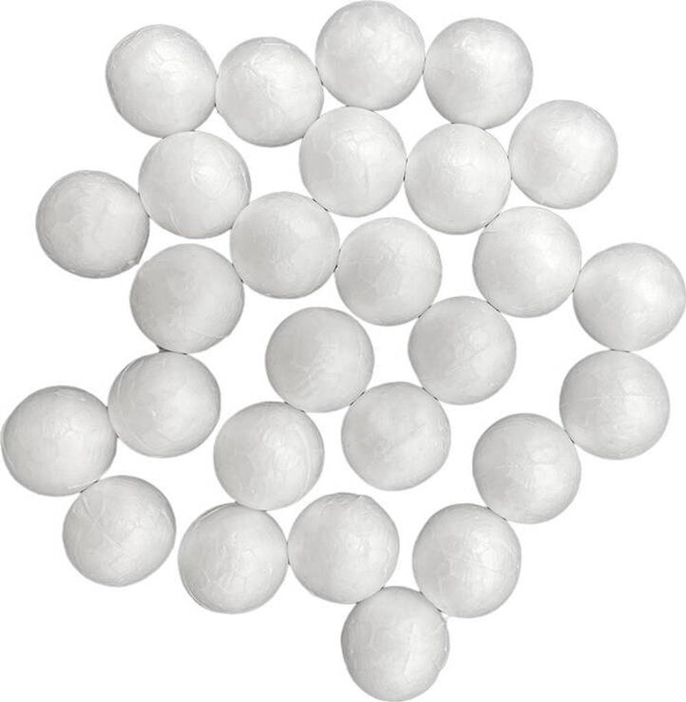 STYROPORKUGELN Ø15mm/30 Stk. Weihnachten Oster Schaumkugeln Produktbild 