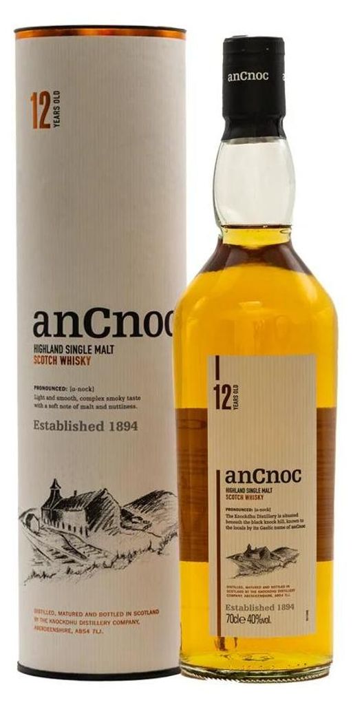 AnCnoc 12 Years Old Highland Single Malt 40% Vol. 0,7l en Image du produit 