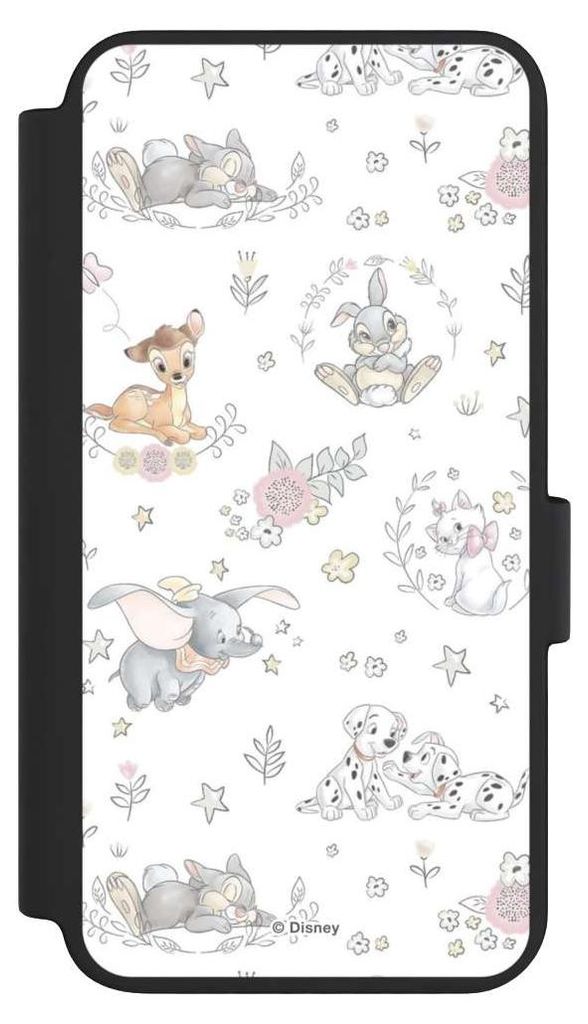 NIVOCASE Klapphülle für Samsung Galaxy S23 Handyhülle aus Kunst Leder NIVOflip schwarz Bambi Disney Dumbo