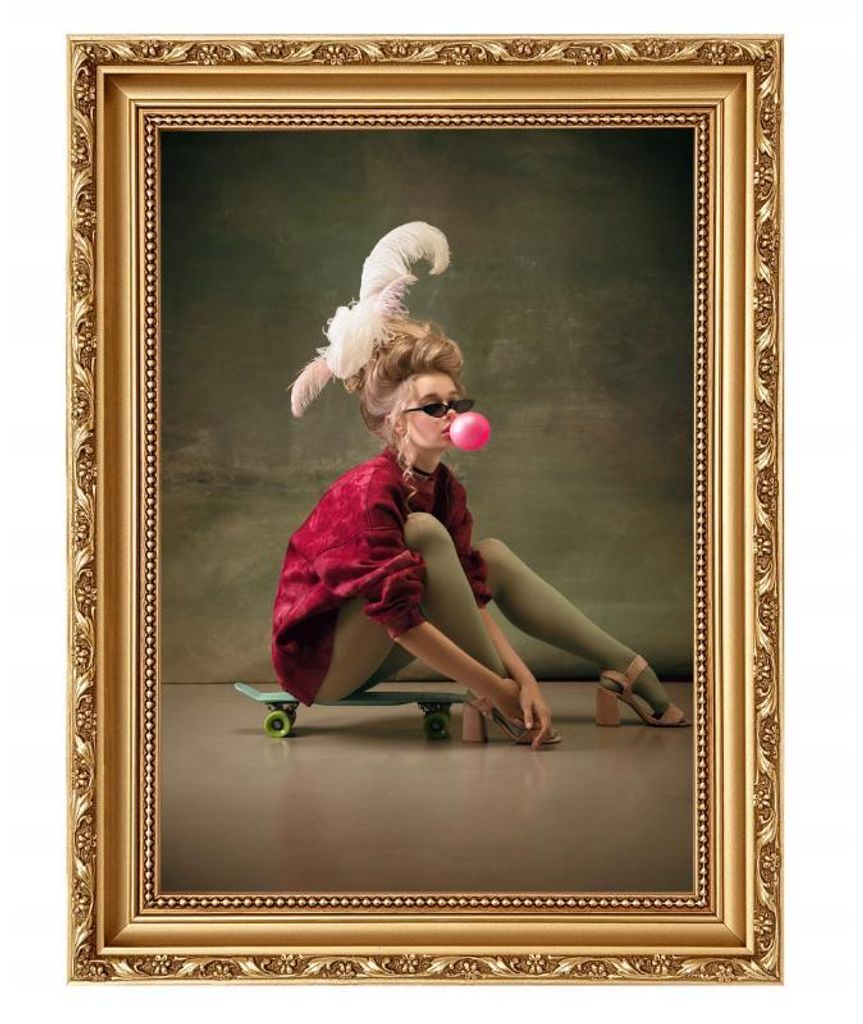 Ramka na zdjęcie Flora - Złota 50x70 Zdjęcie produktu 