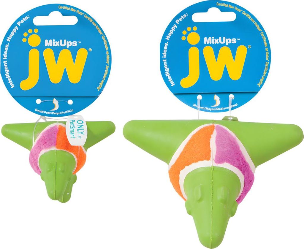 JW PET Hundespielzeug Mixups Arrow Ball, Größe: M