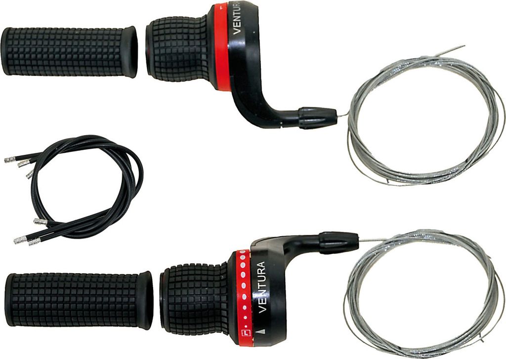 Drehschaltgriff-Satz Gripshift 3x7 inkl. Züge/Griffe Produktbild 