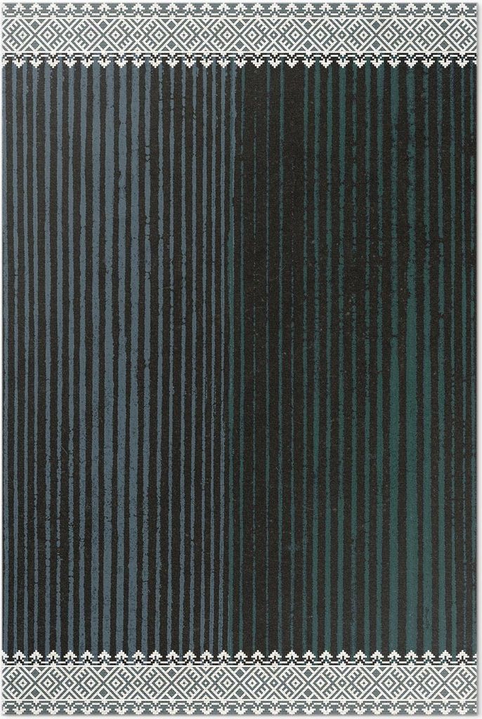 Farbholzschnitt von Furuya Korin – Vinyl Fußmatte – 60x90 cm – Rutschfest, Pflegeleicht & Langlebig