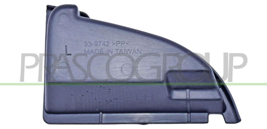 PRASCO Lüftungsgitter Grill Stoßfänger Schwarz