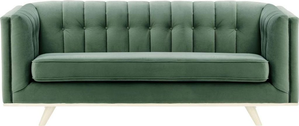 Dreisitzer-Sofa Vicenza-Velluto 12-white