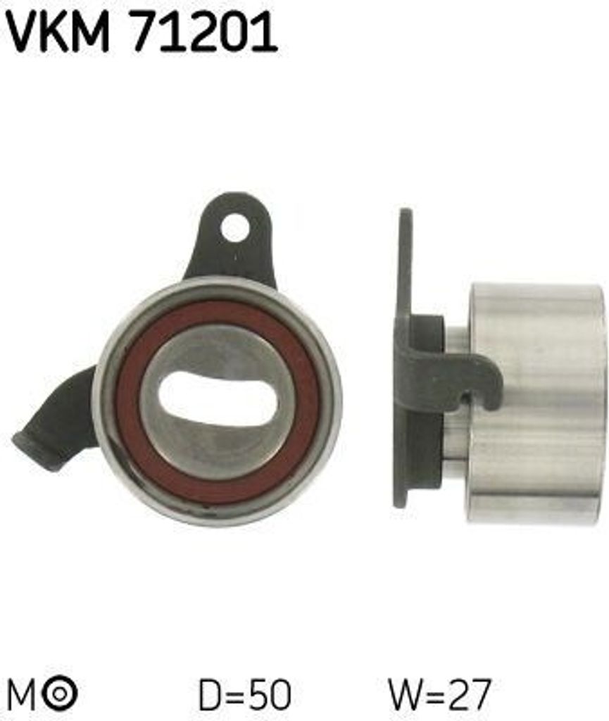SKF VKM 71201 Spannrolle, Zahnriemen OE 1350511010 kompatibel mit Corolla