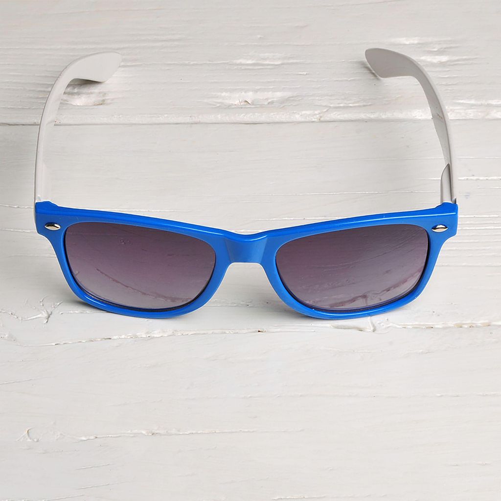 Freak Scene Sonnenbrille - M - blau-weiß Produktbild 