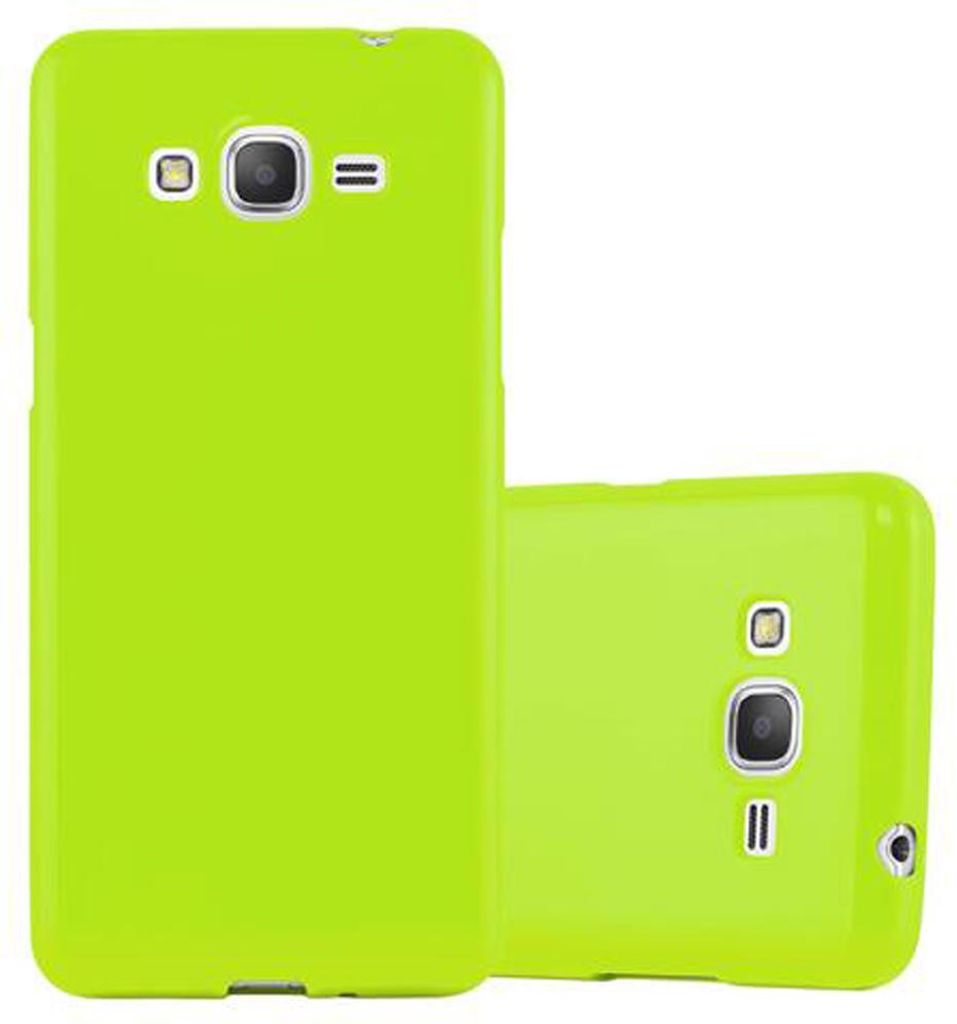 Cadorabo Schutzhülle für Samsung Galaxy GRAND PRIME Hülle in Grün TPU Etui Hülle Case Cover