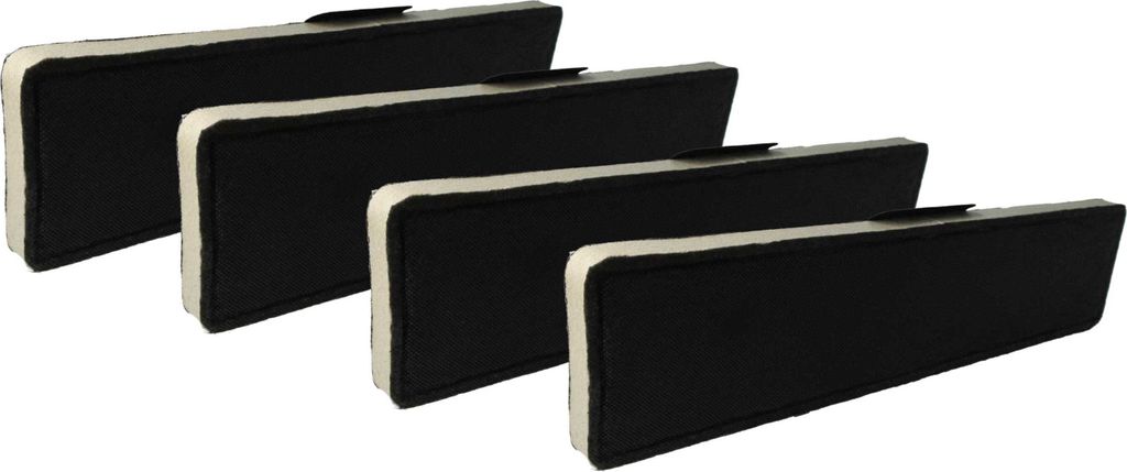 vhbw 4x Aktivkohlefilter Ersatz für Miele 9438930, 9720600, 9162160, DKF 18, 4002515063743, 4002515380024 für Dunstabzugshaube - 43 x 10 x 2 cm