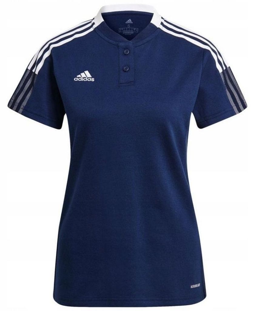 Adidas - Polo "Tiro 21" da uomo PP1085 (M) (blu navy scuro) Immagine del prodotto 