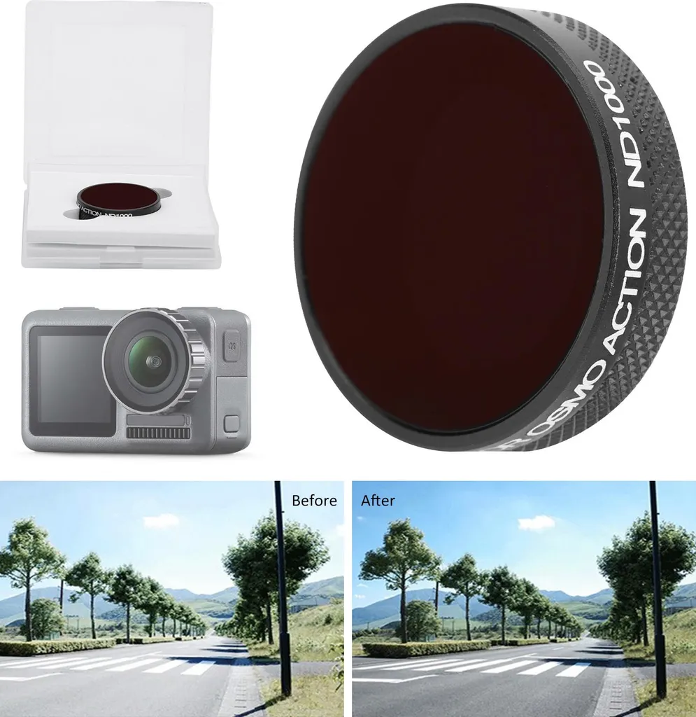 Filtro ND1000 Osmo Action: Cattura il Movimento in Alta Definizione