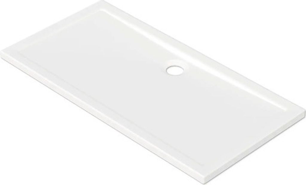 Jungborn Duschwanne CINQUE 70 x 140 x 2.5 cm weiß glänzend