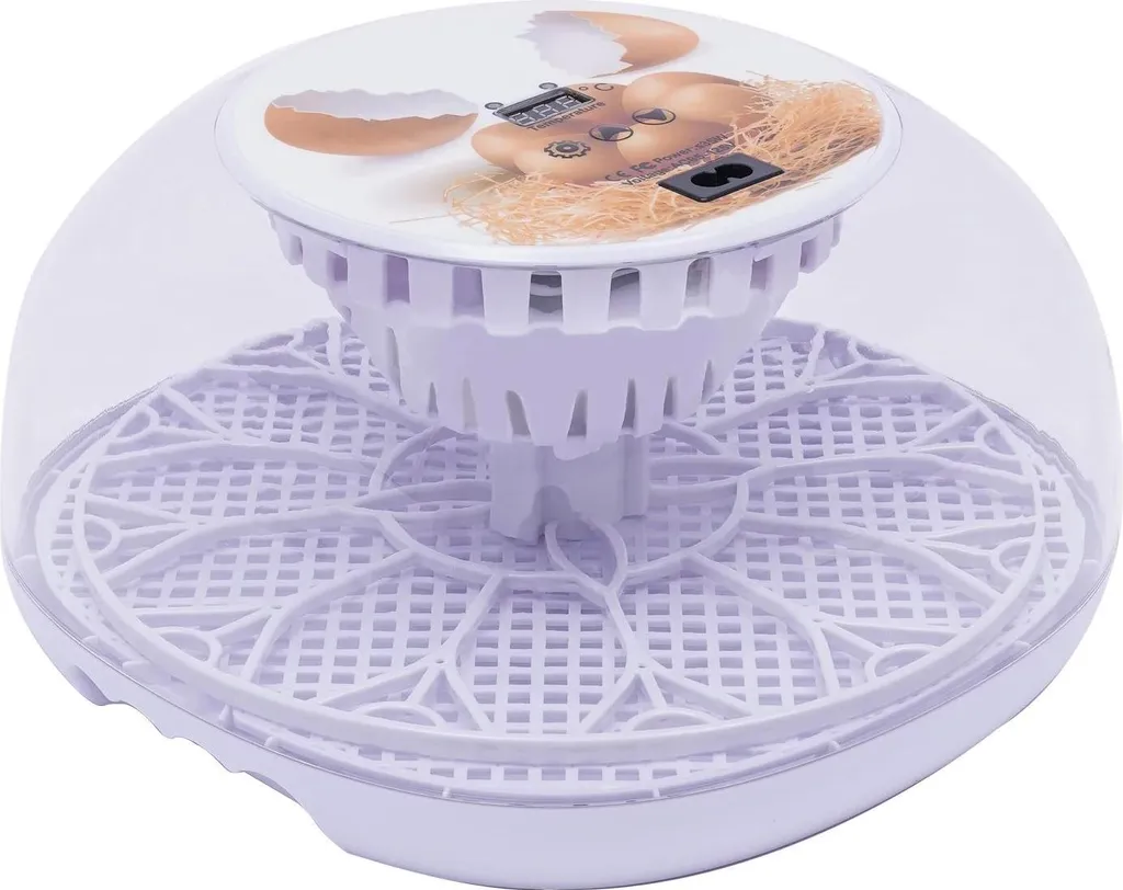 Incubatrice 12 Uova High-Tech: Controllo Temperatura e Risparmio 35W - 1