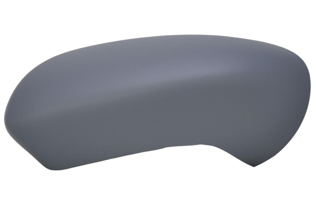 BILMAX Spiegelkappe Außenspiegel für Nissan Qashqai 2006-2014, Grau Grundiert, Links