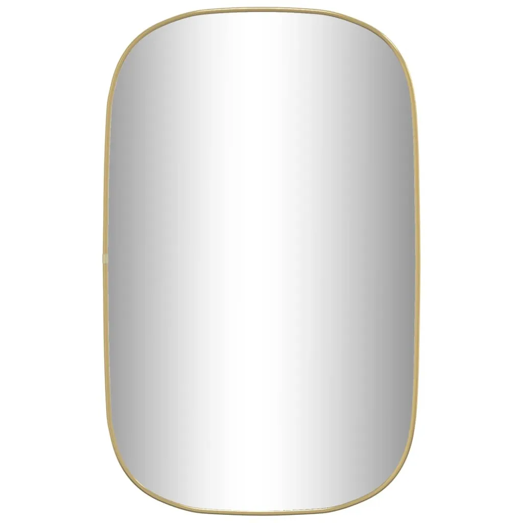 Specchio Golden da Muro 80x50 cm Oro - Specchiera Regalo Ideale