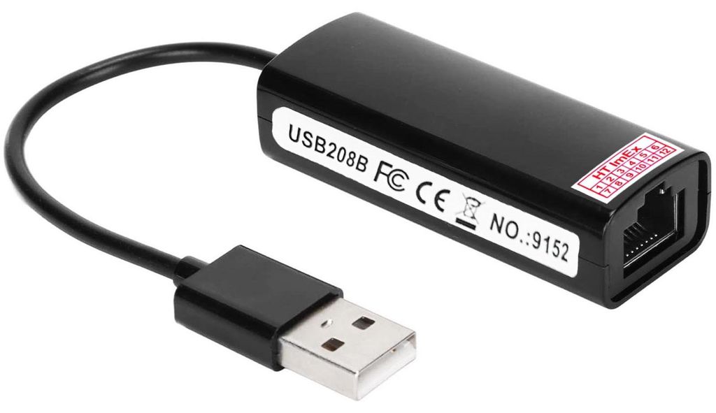 USB A auf LAN Adapter Netzwerk Ethernet Konverter USB 2.0 Produktbild 