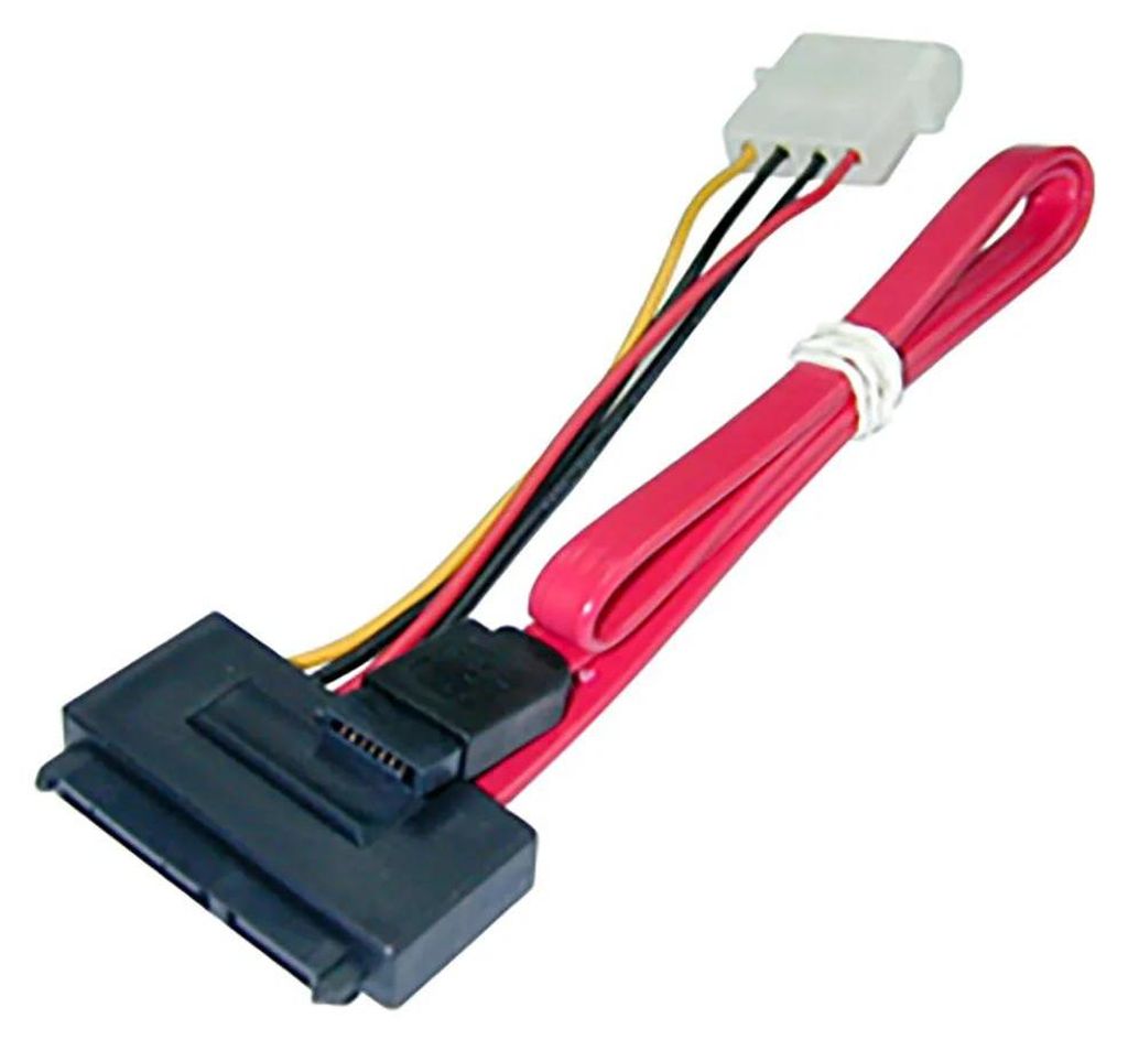 LINDY 0.3m Internes SATA- & Stromkabel passiv