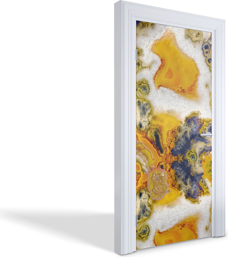 Türaufkleber Innentüren Selbstklebende Kreativ Wandsticker - Abstrakte Geologie - 95 x 205 cm