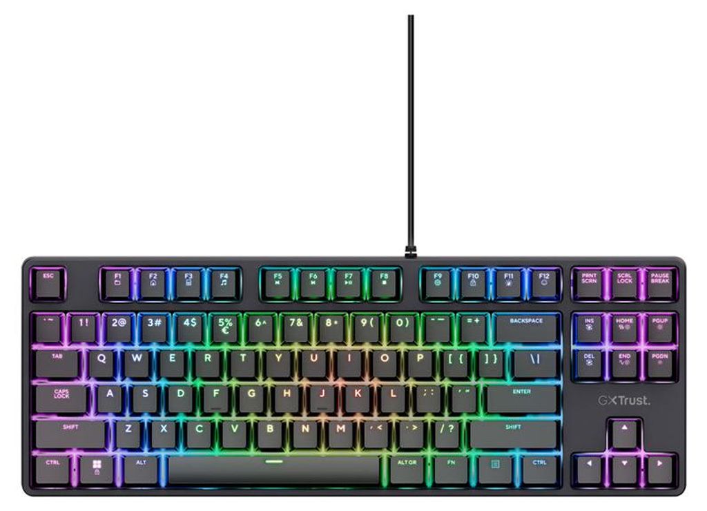 TRUST Klaviatūra Trust GXT 864 Cada Compact TKL Mechanical Gaming