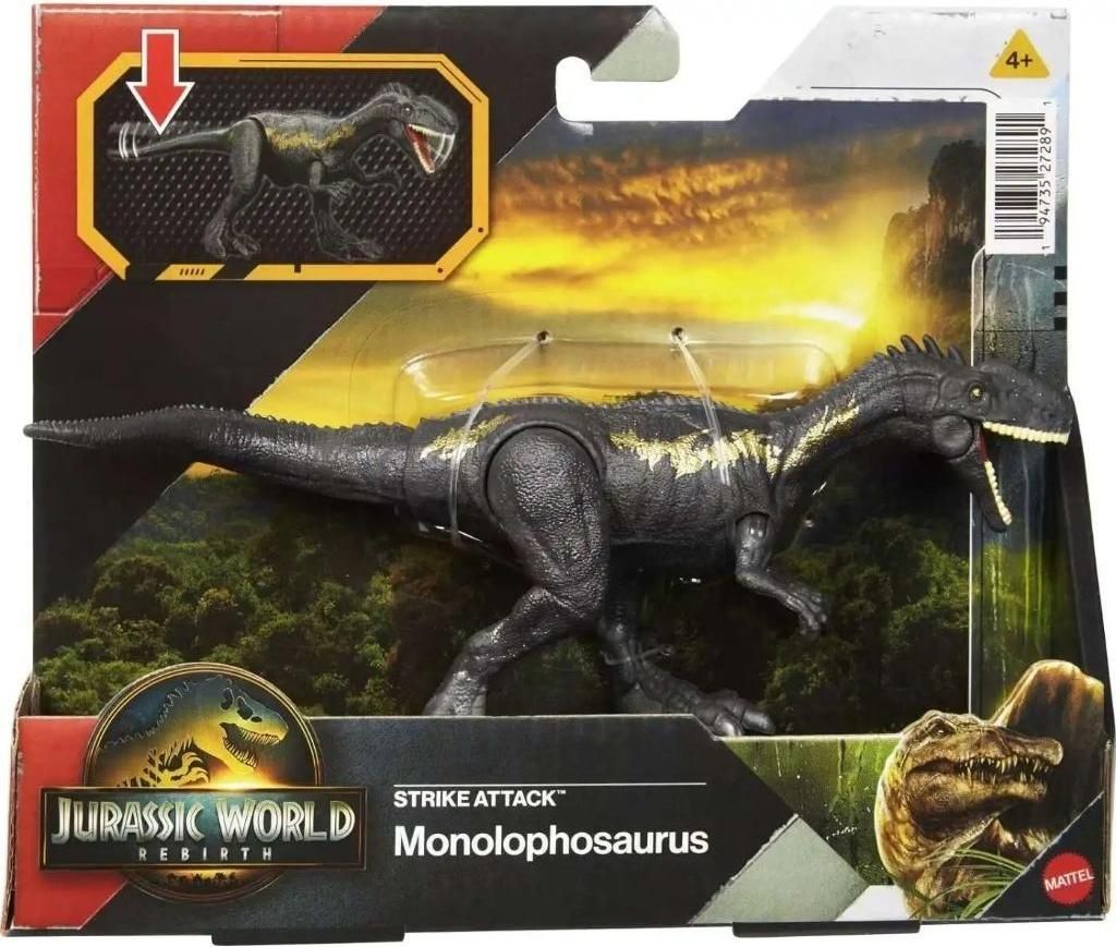 Mattel JGB77; JCL60 - Jurassic World Rebirth STRIKE ATTACK Produktbild 