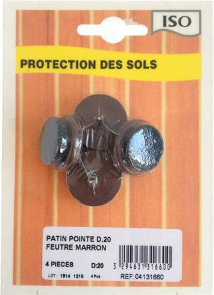 Metall-Schlittschuhe mit Spitze ø20, 4er-Pack - Iso