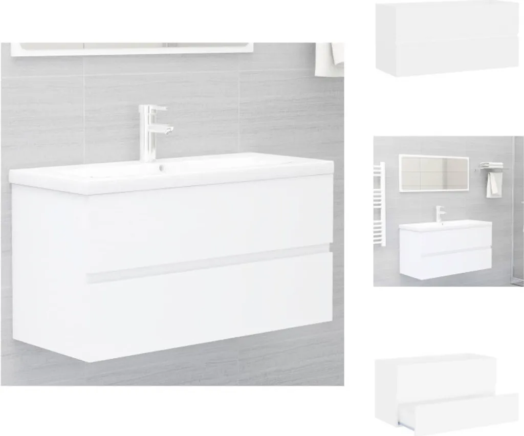 Meuble sous-lavabo 90 cm blanc : cachez vos tuyaux et gagnez de la place