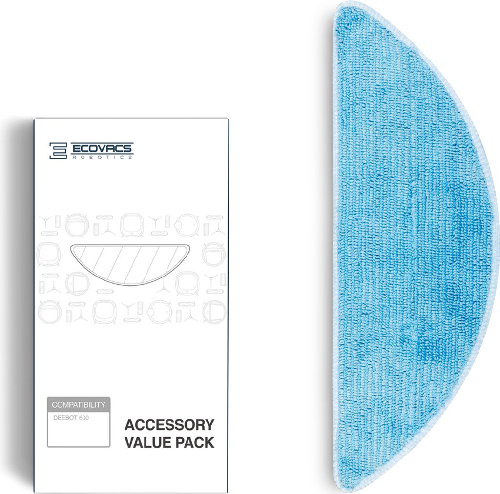 Ecovacs mopping cloths for D600/601/605/710/715, x3