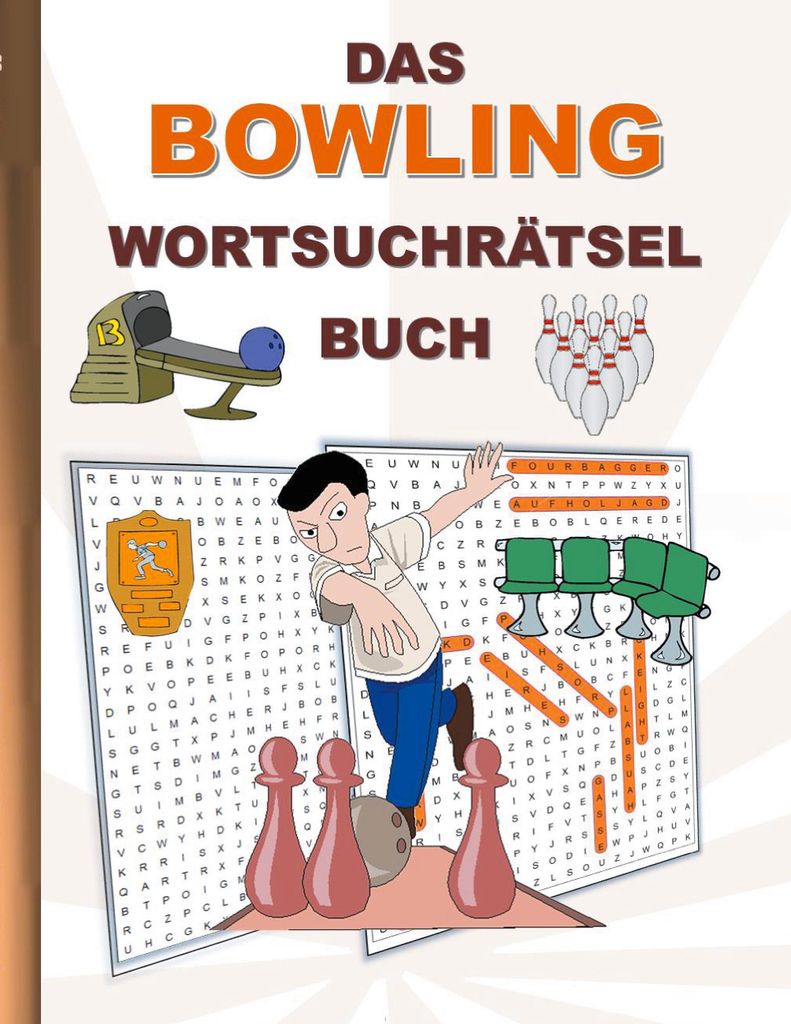 Das Bowling Wortsuchrätsel Buch Produktbild 