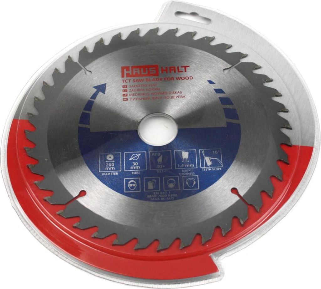 Haushalt Circular Saw Blade Wood 200X30X40 Immagine del prodotto 