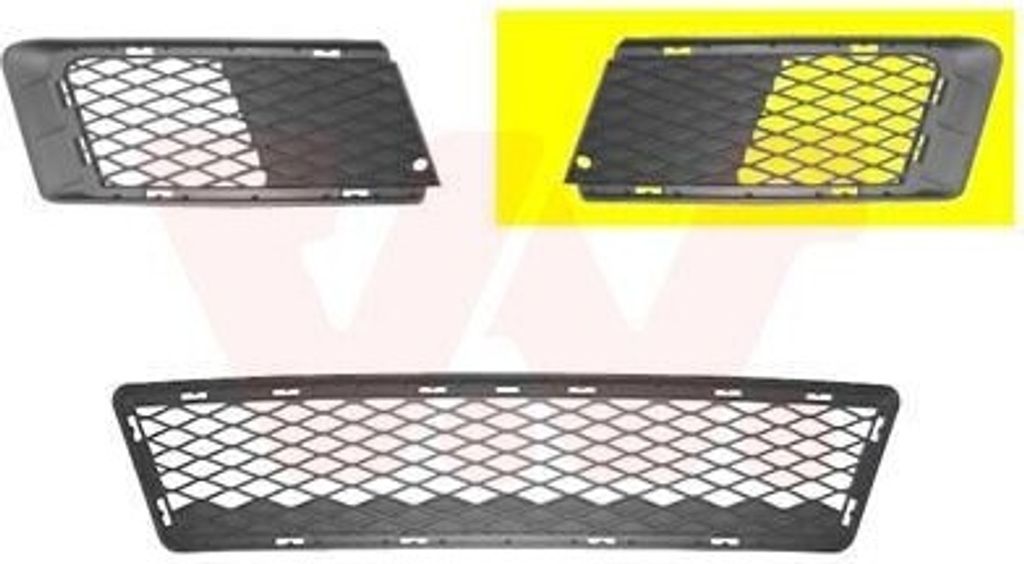 VAN WEZEL 0659591 - OE 51117154719 Lüftungsgitter, links für 3er (E92)