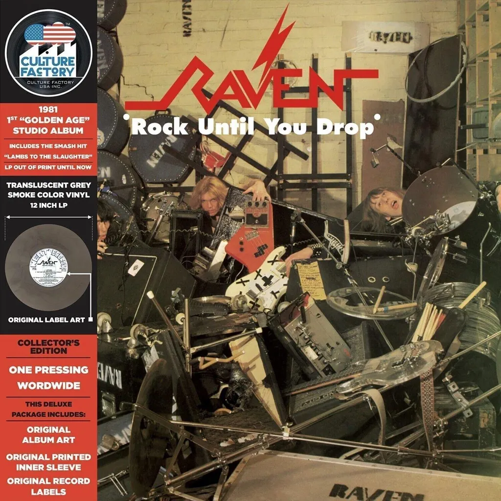 Raven Rock Until You Drop Vinyle Neuf Édition Limitée pour Audiophiles