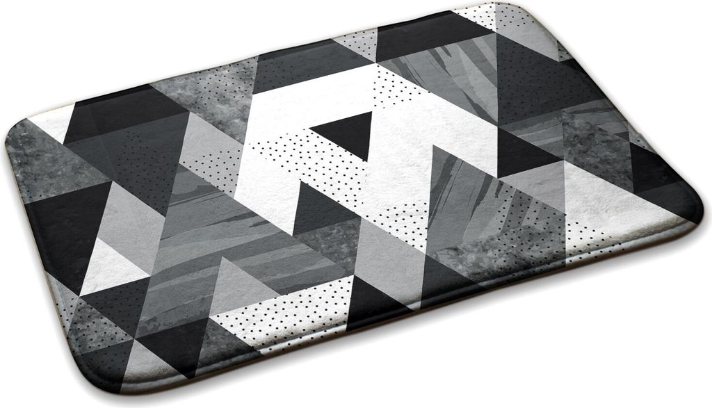 Teppich Teppich Wohnzimmer Schlafzimmer Modern - 90 cm x 60 cm - Geometrische Muster