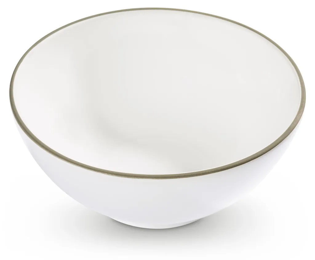Bol de Petit-Déjeuner Gmundner Keramik Grauer Rand Céramique Ø 17cm