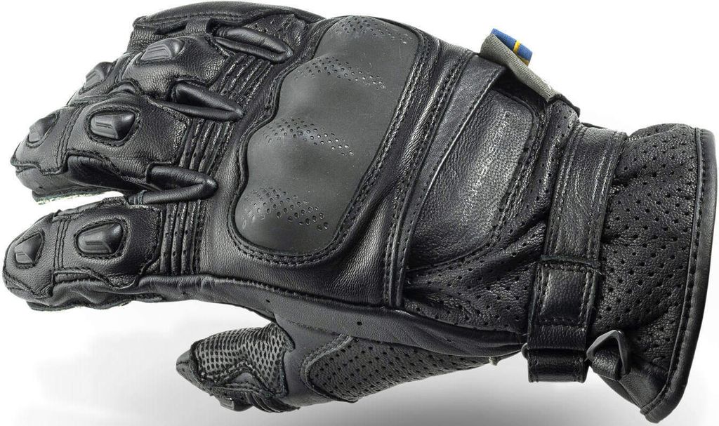Lindstrands Holen Motorrad Handschuhe, schwarz, 13 Produktbild 