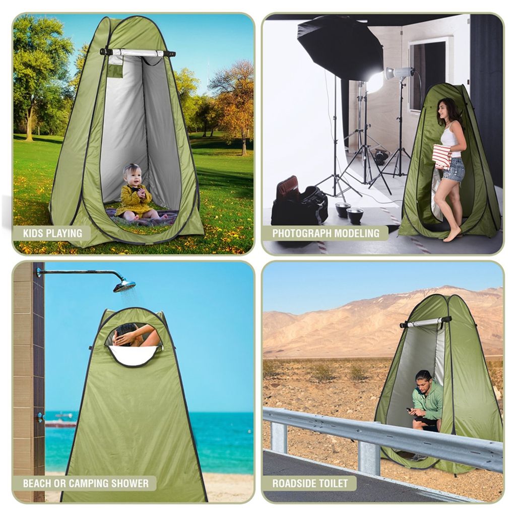 Pop-up Toilettenzelt Umkleidezelt Tragbar Camping Dusche Zelt Mobile Lagerzelt 