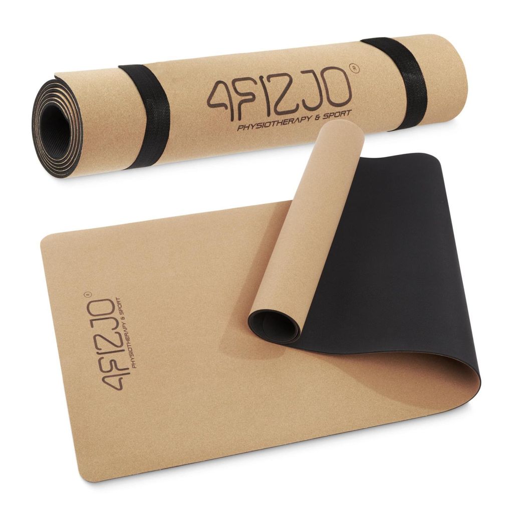 4FIZJO Fitnessmatte mit Tragegurt, 183x61x0,4 cm, Produktbild 