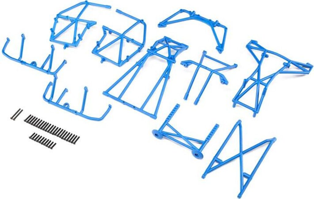 Losi Cage Set Complete, Blue: LMT