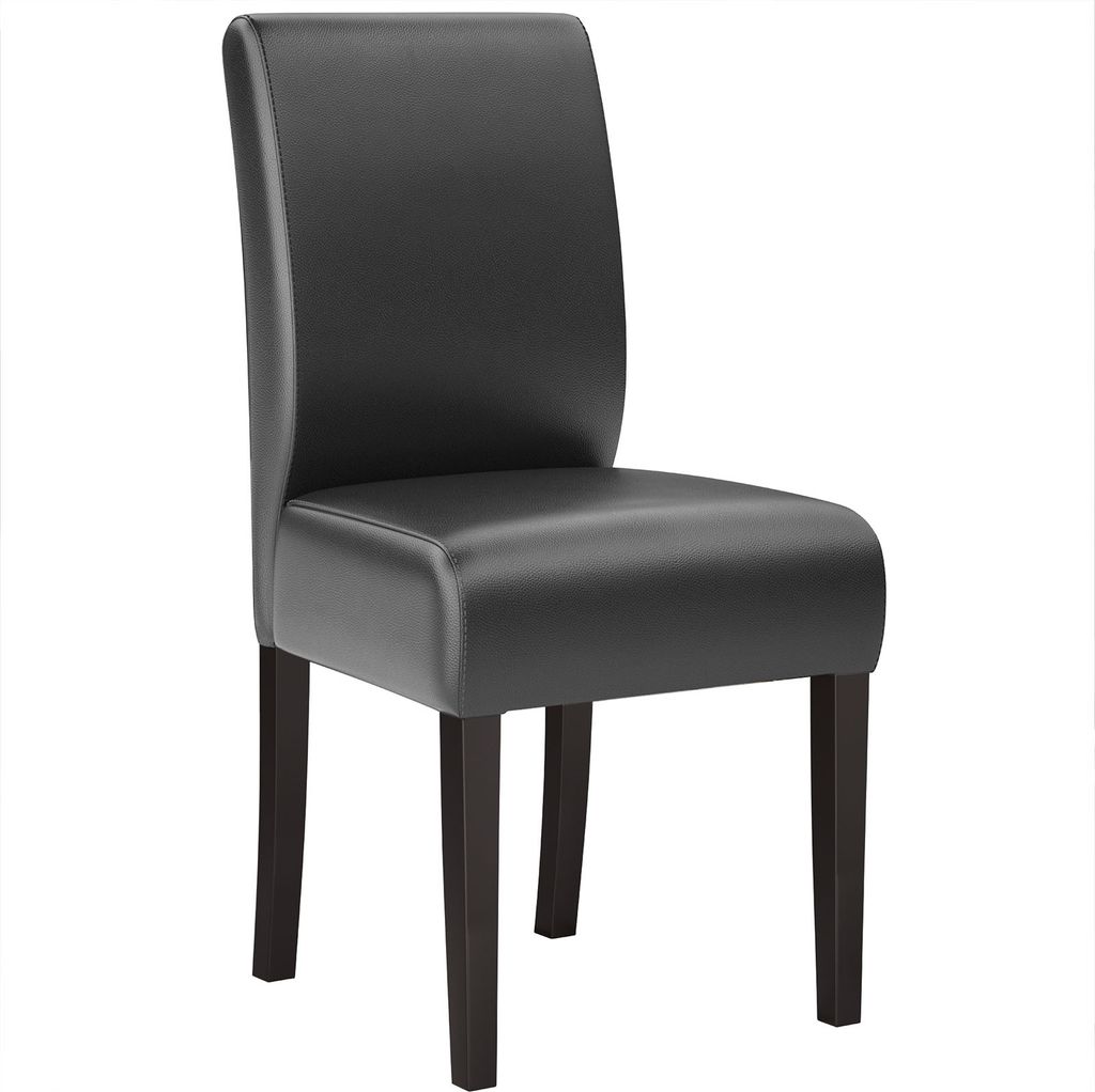 2er-Set LEO BIG | Bistrostuhl | Schwarz | Leder | Produktbild 