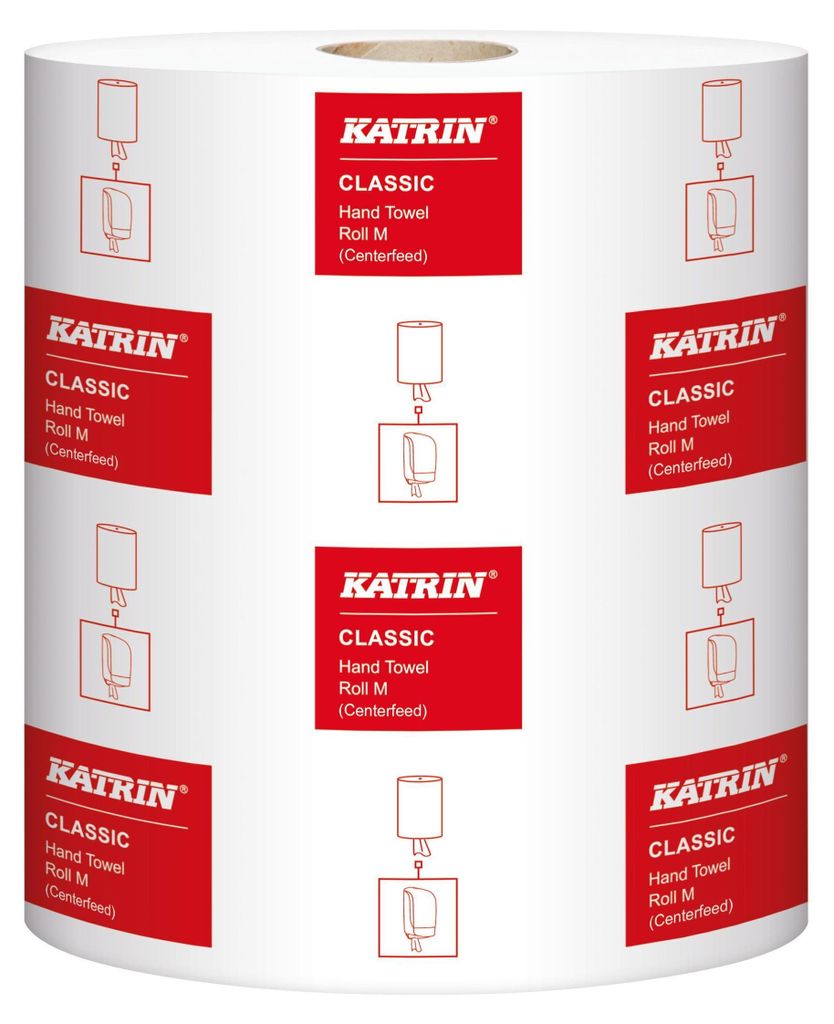 KATRIN® 481911 Rollenhandtuch Classic - 2-lagig, weiß, 6 Image du produit 