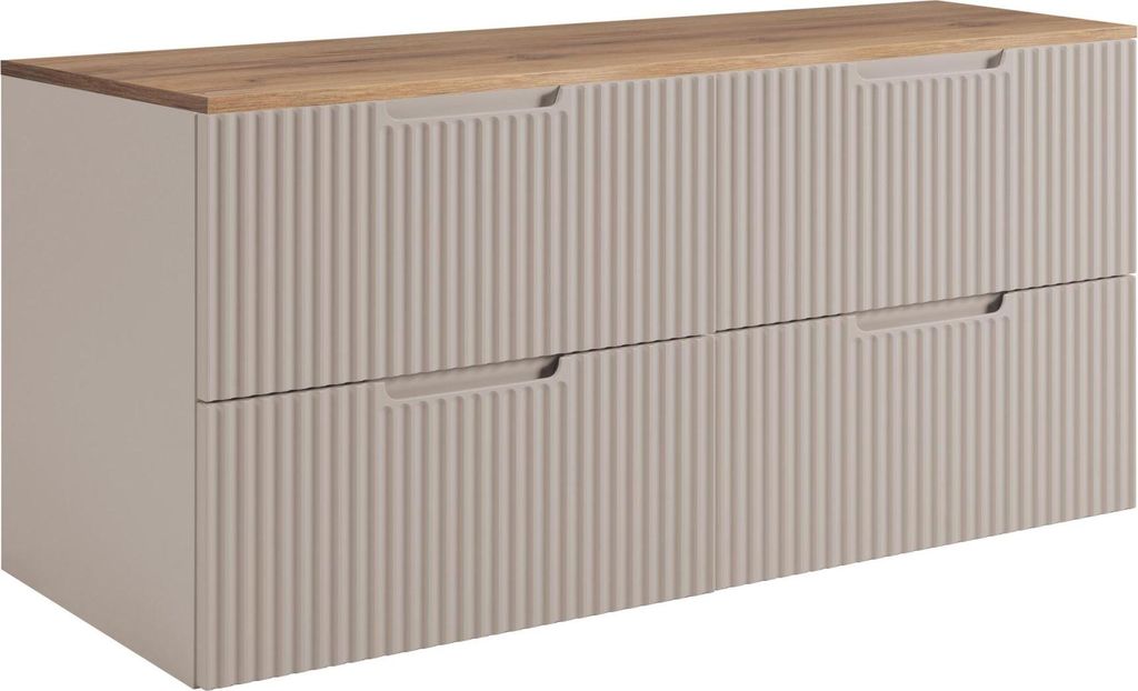 RODAN | Mobile Sottolavabo - Beige e Marronee - 160 cm - 4 Immagine del prodotto 