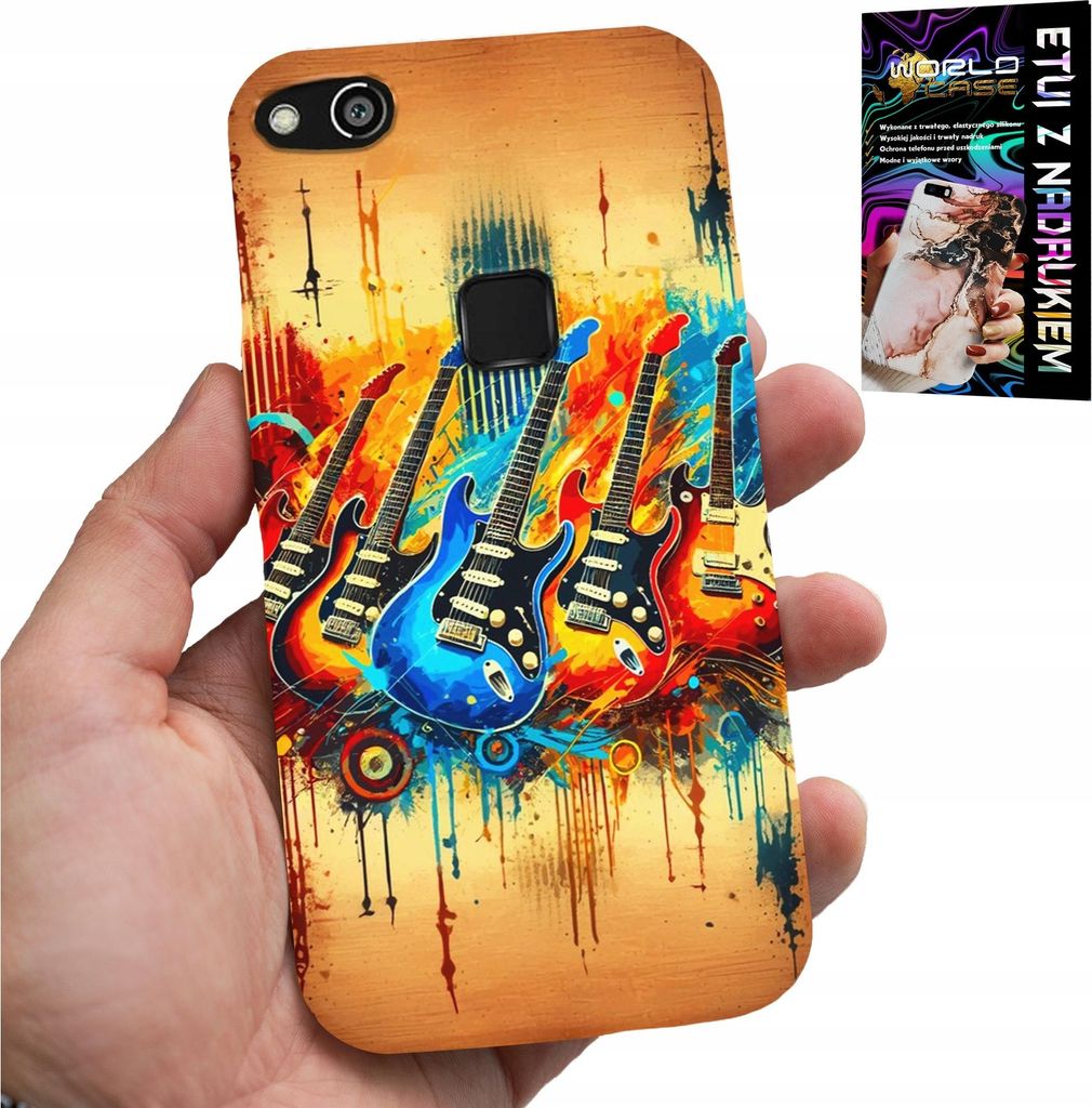 Hülle Für Huawei P9 Lite 2016 - E-Gitarre, Rock And Roll, Metall