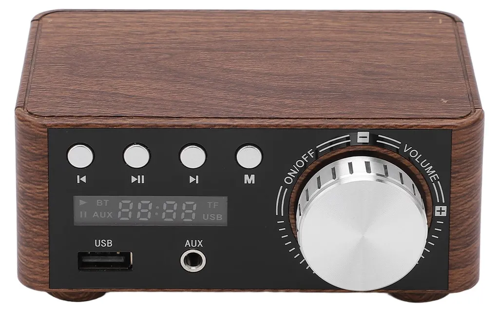 Mini ampli Hi-Fi Bluetooth 5.0 puissant 50W stéréo et lecture USB PC
