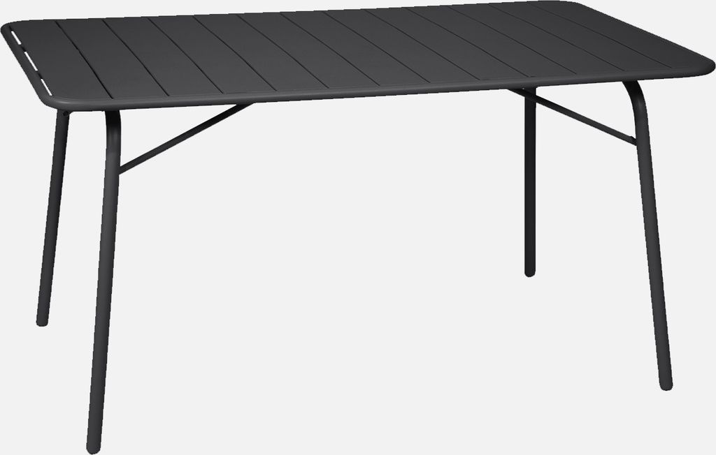 Tavolo da giardino pieghevole in metallo 6 posti, 140cm, Immagine del prodotto 