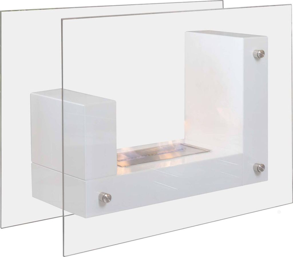 LILIMO Bodenkamin NAPOLI AF25 Fire Pit Feuertisch für Drinnen -Ethanol 80 x 61 x 30cm